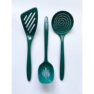 Vintage MCM DANSK Green Melamine Kitchen Utensil Set of 3